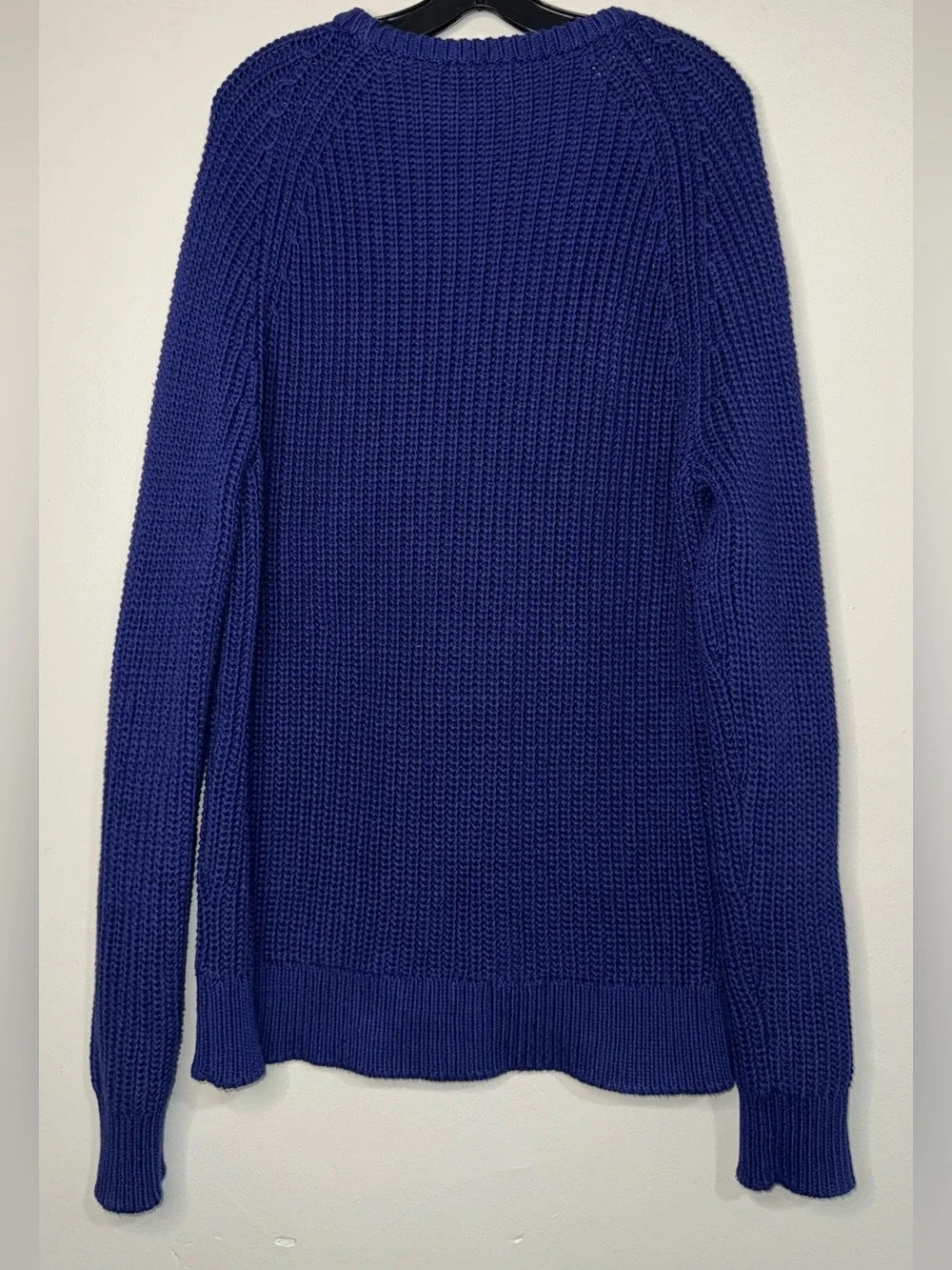 J. Crew Men's Crewneck Sweater in Deep Blue